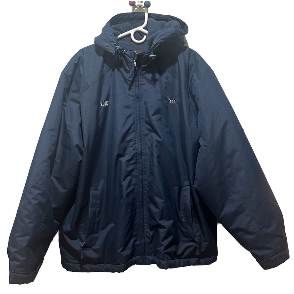 Port Authority Mens Long Sleeve Hooded 2XL Charger Winter Jacket J327